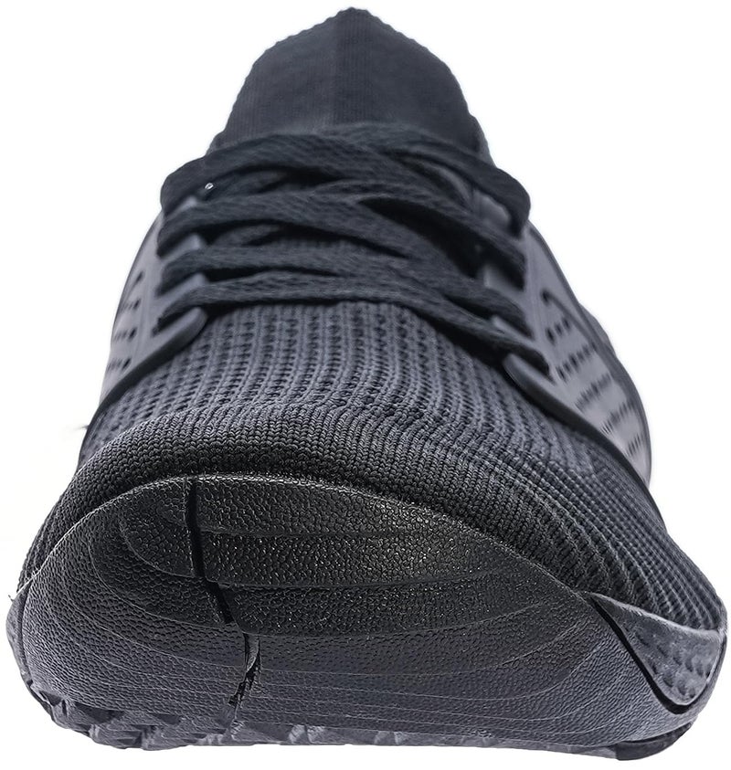 WHITIN Women's Low Zero Drop Shoes Minimalist Barefoot Trail Running Camping Size 7.5-8 Wide Toe Box Female Fitness Workout Sneaker Lightweight Black 38 - Image 2